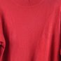 Preston & York Red Women's Cashmere Pullover Sweater Large 053