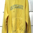 Fanjoy Co Clickbait Yellow Sweatshirt Hoodie Drawstring Size Large  010