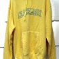 Fanjoy Co Clickbait Yellow Sweatshirt Hoodie Drawstring Size Large  010