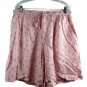 Elizabeth by Liz Claiborne Pink Women's Pajama Shorts Tie Waist 8 060