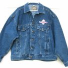 Haleman Jeans Men's Jacket Blue Denim Embroidered Country Tonite Men's XXL 009