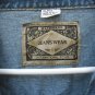 Haleman Jeans Men's Jacket Blue Denim Embroidered Country Tonite Men's XXL 009