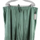 Ambrielle Green Women's Sleepwear Shorts Drawstring XXLarge 051