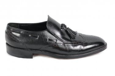 Freeman Free Flex Black Men's Dress Shoes Leather Upper Kiltie Wingtip Size 9B