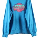 Star Wars Disney Blue Men's Graphic Fleece Sweatshirt Pullover XL 007