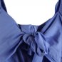 BTFBM Blue Women's Summer Dress Cut Out Square Neck Short Sleeve Medium 028