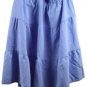 BTFBM Blue Women's Summer Dress Cut Out Square Neck Short Sleeve Medium 028