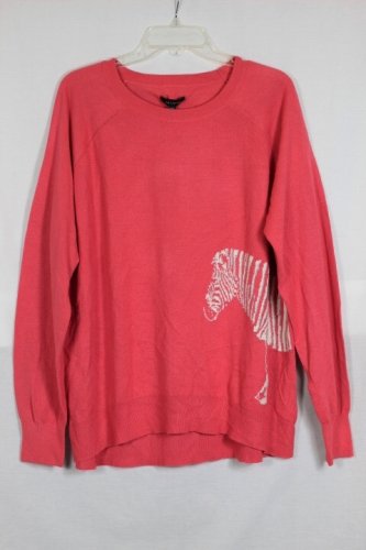 The Limited Claret Red Women's Novelty Animal Sweater Pullover XXL 044