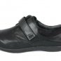 Anodyne Women's Comfort Shoes Black Leather Upper Adjustable Strap Size 12 M