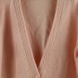 Vintage Sellecca Pink Women's Cardigan Knit Sweater Front Button Small 054