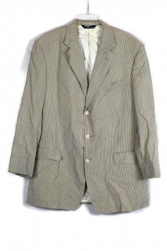 Ralph Lauren Striped Men's Dress Jacket Suit Coat  Blazer Size 43