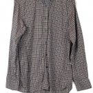 Hart Schaffner & Marx Check Men's Long Sleeve Dress Shirt Button Down Large 014
