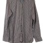 Hart Schaffner & Marx Check Men's Long Sleeve Dress Shirt Button Down Large 014