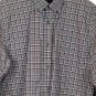 Hart Schaffner & Marx Check Men's Long Sleeve Dress Shirt Button Down Large 014