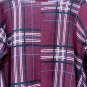 42POPS Women's A Line Tunic Swing Dress 3/4 Sleeve Red Checks Plaid Size 1XL 002