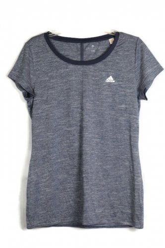 Adidas Blue Women's Short Sleeve Shirt Pullover Size Large 046