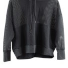 The Twins Dream Black Women's Mesh Sweater Hooded XL 038