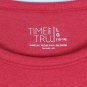 Time and Tru Red Women's Long Sleeve Top Shirt Pullover Large 034