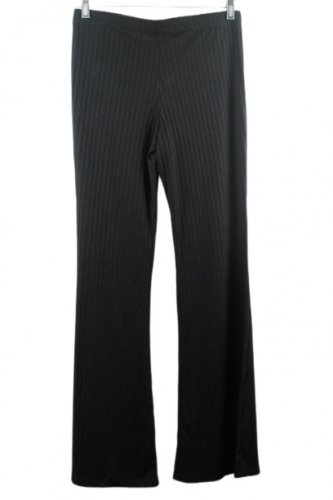 Forever 21 Black Women's Stretch Pants Flare Bottoms Pull On Large 017
