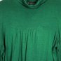 INC Green Women's Long Sleeve Blouse High Neck Pullover Turtleneck XL 044