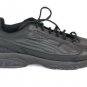 Dr Scholl's Men's Comfort Casual Sneakers Shoes Black Leather Lace Up Size 12W