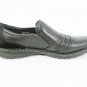 Earth Origins Estelle Women's Pebbled Black Leather Slip On Comfort Shoes 9.5 M