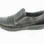 Earth Origins Estelle Women's Pebbled Black Leather Slip On Comfort Shoes 9.5 M