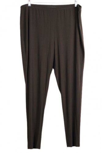 CSC Studio Brown Women's Pant Suit 2 Piece Pants & Tank Top 2X 019
