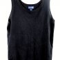 Venezia Jeans Black Women's Sleeveless Top Blouse Pullover 18/20 012