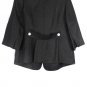 Emma James Black Women's Dress Top Blazer Beads Collared Size 18W 033