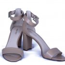Nine West Women's Nora Tan Leather Upper Ankle Strap Heeled Sandals Size 10 M Nine West Women's Nora Tan Leather Upper Ankle Strap Heeled Sandals Size 10 M
