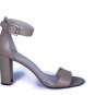 Nine West Women's Nora Tan Leather Upper Ankle Strap Heeled Sandals Size 10 M