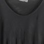 Mary Ann Restivo Black Women's Top Blouse Short Sleeve Pullover Large 048