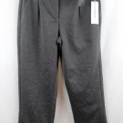 Liz Claiborne Heather Gray Women's Pants Buckle Waist Size 6P 050