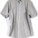 Croft & Barrow Light Gray Men's Dress Shirt Short Sleeve Button Down Size L 003 Croft & Barrow Light Gray Men's Dress Shirt Short Sleeve Button Down Size L 003