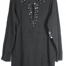 Jones New York Black Women's Long Sleeve Pullover Top Blouse Beaded 1X 026 Jones New York Black Women's Long Sleeve Pullover Top Blouse Beaded 1X 026