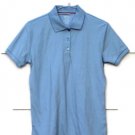 French Toast Girls Blue Shirt Short Sleeve Front Button Size XXL 18/20    004