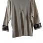 Stonebridge Brown Women's Embroidered Long Sleeve Top Shirt Pullover 1X 047