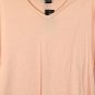 Style & Co Pink Women's Short Sleeve Top Shirt V Neck Size 2X 036