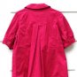 Live A Little Pink Women's Baby Doll Coat Light Jacket Oversize Buttons Sz L 009