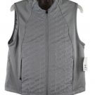 Xersion Gray Women's Sleeveless Vest Full Zip Front Medium 029