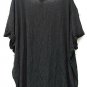 H&M Black Women's Short Sleeve Shirt Boat Neck Pullover Size 3XL  020