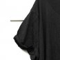 H&M Black Women's Short Sleeve Shirt Boat Neck Pullover Size 3XL  020