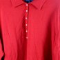 Jones New York Red Women's Sweater Shirt Long Sleeve Faux Pearl Buttons 2X 061