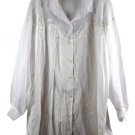 Wereabouts White Women's Long Sleeve Tunic Top Blouse Large Large 062 Wereabouts White Women's Long Sleeve Tunic Top Blouse Large Large 062