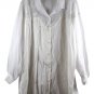 Wereabouts White Women's Long Sleeve Tunic Top Blouse Large Large 062