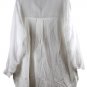 Wereabouts White Women's Long Sleeve Tunic Top Blouse Large Large 062