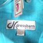 Dressbarn Black Blue Women's 4Pc Pants Set Pants Blazer Tank Belt Size 20W  015