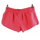 Op Coral Pink Women's Running Shorts Elastic Waist Pull On Large 056