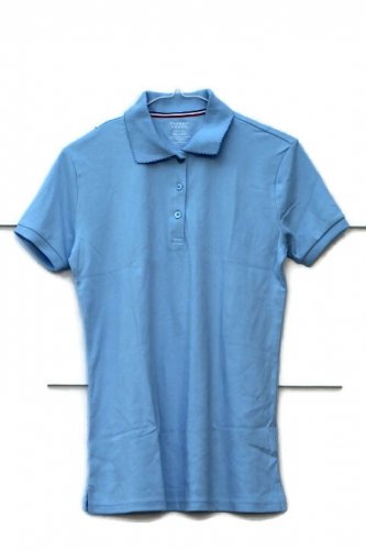 French Toast Blue Girls Short Sleeve Shirt Size XXL 18/20   020